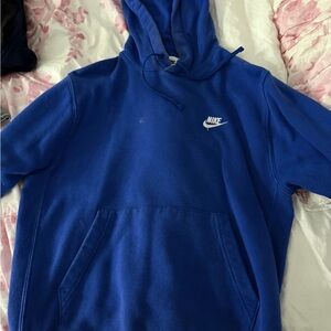 Nike Men's Royal Blue Pullover Hoodie